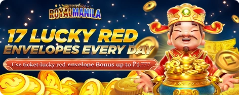 ROYALMANILA lucky red envelopes promotion for casino bonuses