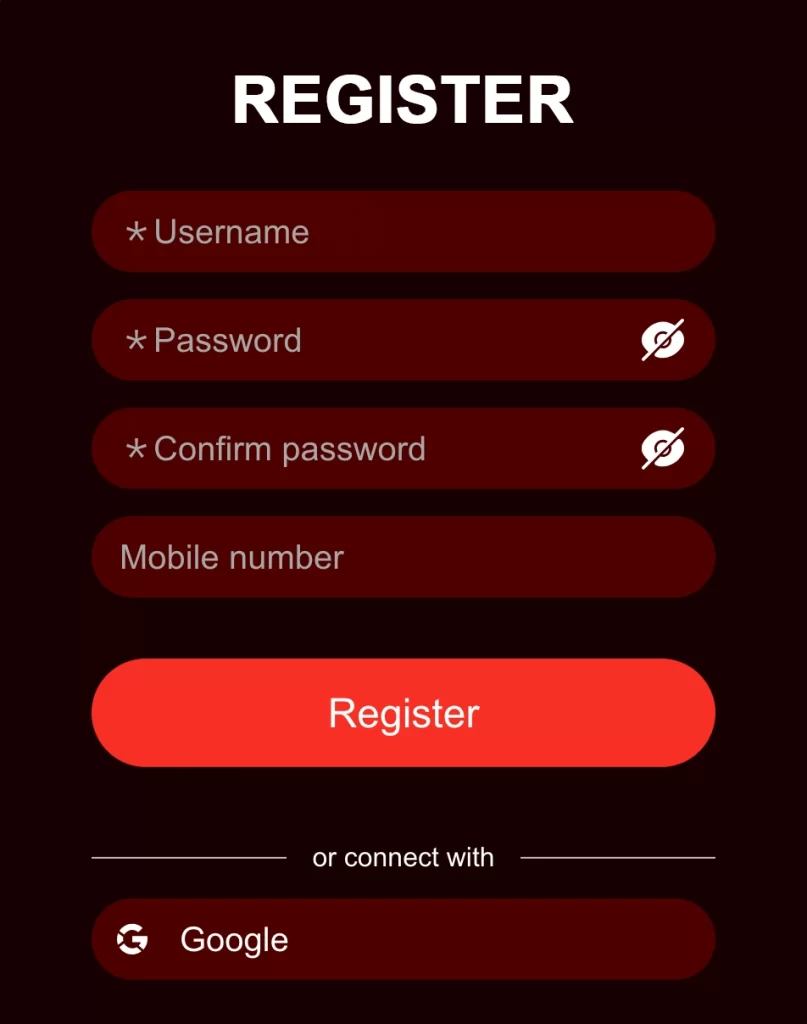 ROYALMANILA register page for online casino and app access